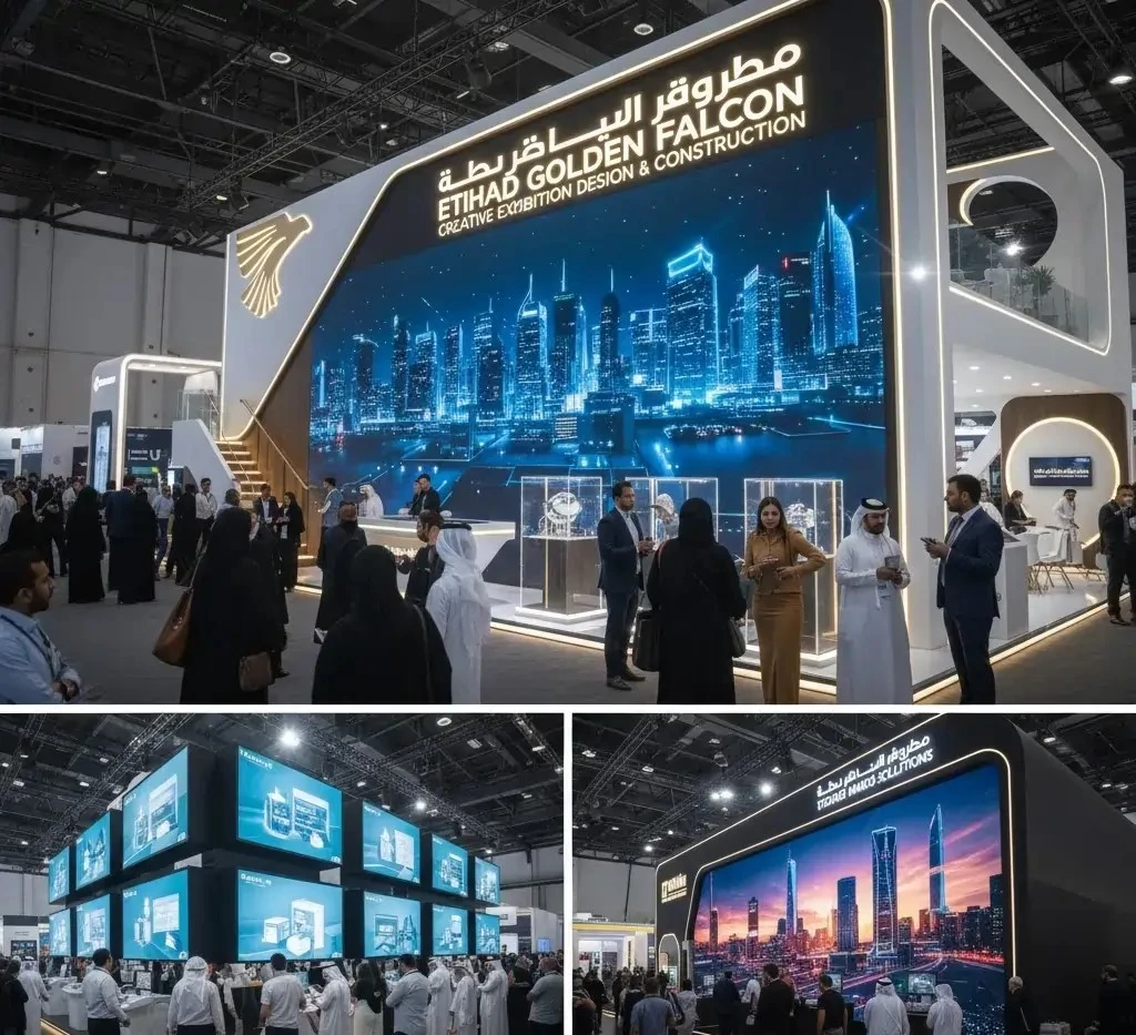 3D Exhibition Booth Modelling Riyadh